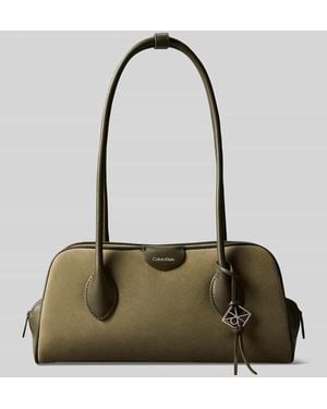 Calvin Klein Henkeltasche mit Label-Detail - Natur