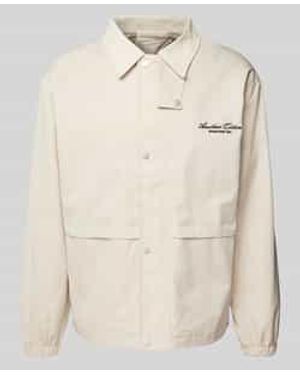 Another Cotton Lab Oversized Jack Met Labelstitching - Naturel