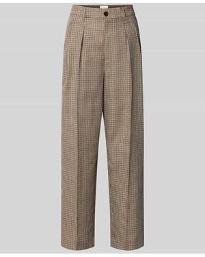 Closed Bundfaltenhose aus Schurwoll-Mix Modell 'RUTHY' - Natur