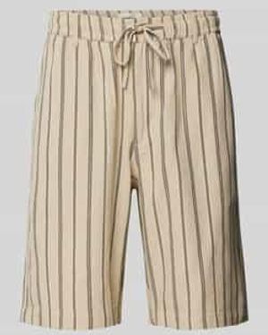 Thinking Mu Korte Broek Met Tunnelkoord - Naturel