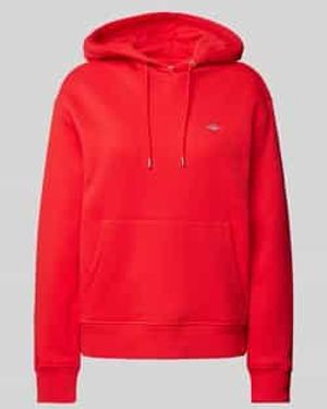 GANT Hoodie Met Capuchon - Rood