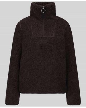 Vero Moda Sweatjacke mit hohem Stehkragen - Schwarz