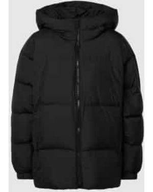Tom Tailor Gewatteerd Regular Fit Jack Met Capuchon - Zwart