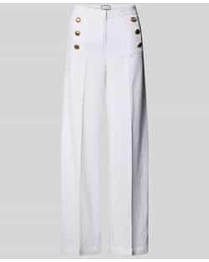 Seductive Broek Met Linnen, Model 'Bridget' - Wit