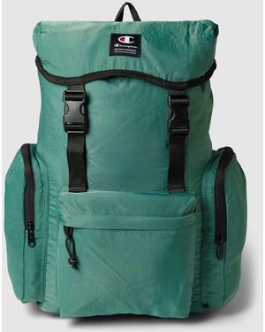 Champion Rucksack mit Label-Patch - Grün