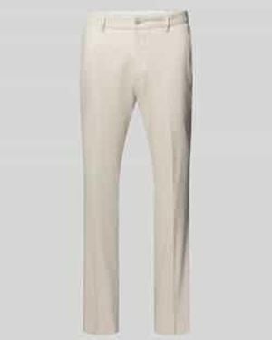 S.oliver Pantalon Regular Fit Van Linnenmix - Wit