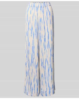 SELECTED High Waist Hose mit elastischem Bund Modell 'BAELA' - Blau
