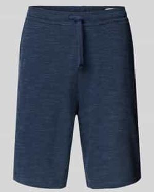 S.oliver Relaxed Fit Bermuda Van Katoenmix - Blauw