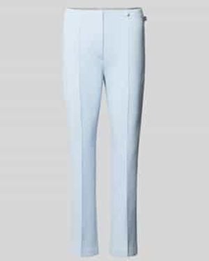 Marc Cain Stoffen Broek Met Bandplooien - Blauw