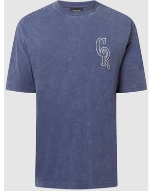 Colourful Rebel T-Shirt Aus Bio-Baumwolle - Blau