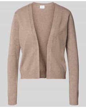 Vila Cardigan Van Viscosemix Met Open Voorkant Model 'Viril' - Naturel