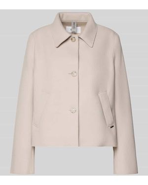 Cinque Loose Fit Jacke mit Woll-Anteil Modell 'ELVINI' - Natur