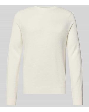 Antony Morato Regular Fit Strickpullover mit Rundhalsausschnitt - Natur