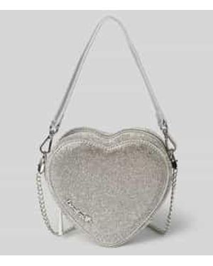 WEAT Handtas Met Strass-steentjes - Grijs