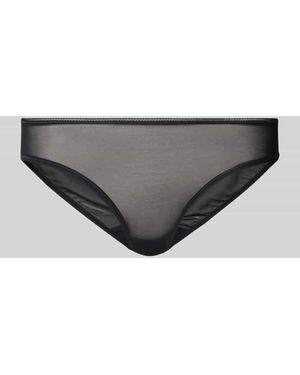 Hanro Slip mit elastischem Bund Modell 'SmoothIllusion' - Grau
