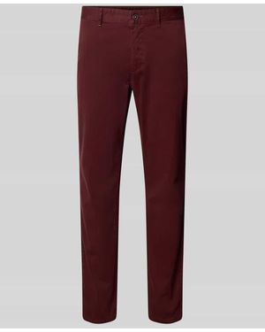 BOSS Slim Fit Chino aus Baumwoll-Mix - Rot
