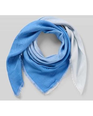 Calvin Klein Tuch aus reinem Modal Modell 'GRADIENT EMBLEM SQUARE' - Blau