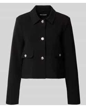Guido Maria Kretschmer Regular Fit Blazer Met Viscose, Model 'Vivian' - Zwart