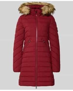 Superdry Lange Gewatteerde Jassen - Rood