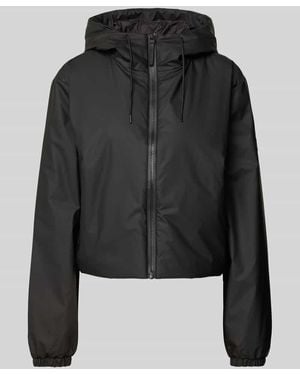 Rains Jacke Mit Kapuze Modell 'Lohja' - Schwarz