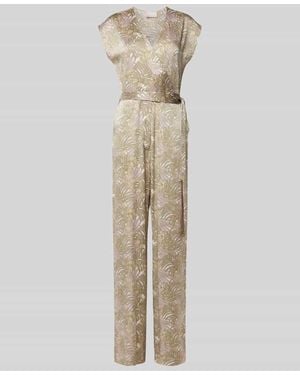 Hemisphere Jumpsuit aus reiner Seide - Natur