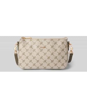 Joop! Shoulder Bag mit Logo-Applikation Modell 'Jasmina' - Natur