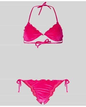 Banana Moon Bikini-Set mit Stretch-Anteil Modell 'CIROLUMA' - Pink