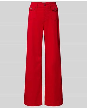 M·a·c Jeans mit Pattentaschen - Rot