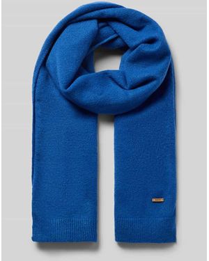 Barts Schal mit Label-Patch Modell 'Witzia' - Blau