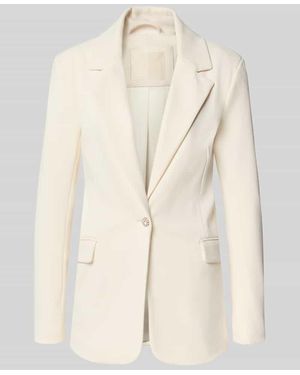 Guess Slim Fit Blazer mit Stretch-Anteil Modell 'CLAUDIE' - Natur