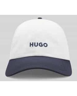 HUGO Baseballpet Met Gestikt Logo - Wit