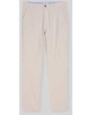 Tom Tailor Regular Fit Chino Van Linnen-Katoenmix - Naturel