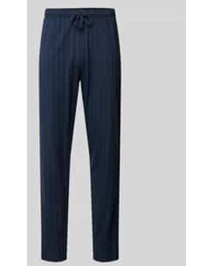 Schiesser Sweatbroek Met Steekzakken - Blauw