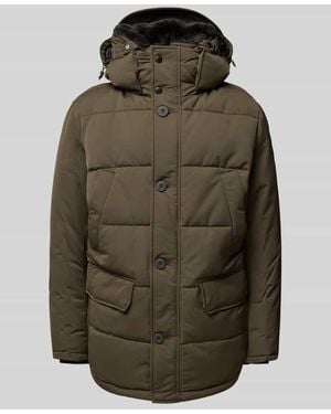Strellson Steppjacke Mit Kapuze - Grün
