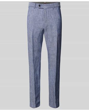 Hiltl Regular Fit Hose mit Paspeltaschen Modell 'Parmal' - Blau