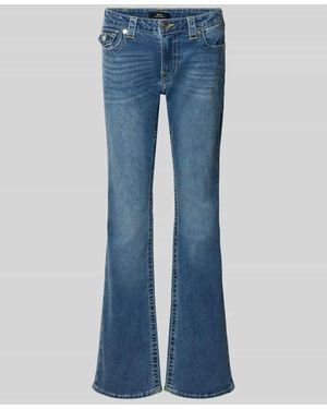TRUE RELIGION Bootcut Jeans mit Eingrifftaschen Modell 'BECCA' - Blau