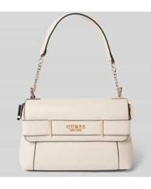 Guess Handtas Met Labelapplicatie - Naturel