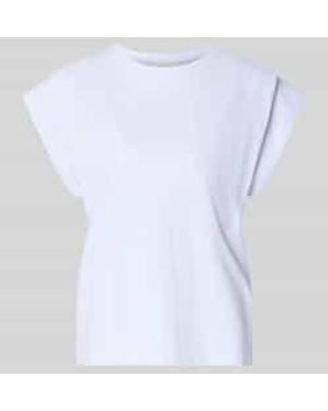 Ba&sh T-Shirt Met Draperieën Model 'Pio' - Wit