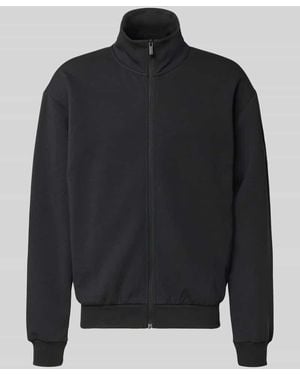 adidas Loose Fit Sweatjacke mit Modal und Baumwoll-Anteil - Schwarz