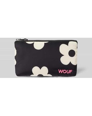 Wouf Pouch mit Logo-Applikation Modell 'Daisy' - Schwarz