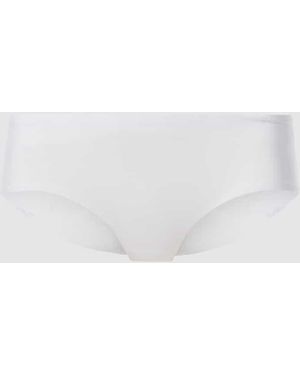 Schiesser Slip Mit Elastischem Bund - Weiß