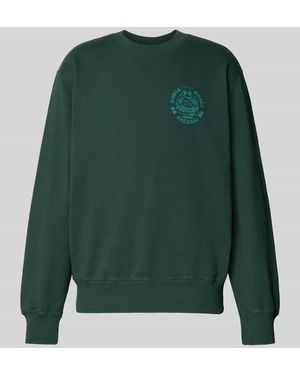 Edwin Sweatshirt mit Rundhalsausschnitt - Grün