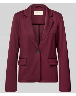 Freequent Regular Fit Blazer mit Viskose-Anteil Modell 'Nanni' - Rot