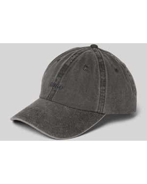 HUGO Basecap Mit Label-Stitching Modell 'Mett' - Grau