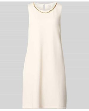 ROBE LÉGÈRE Relaxed Fit Kleid mit Viskose-Anteil in Knielänge - Natur