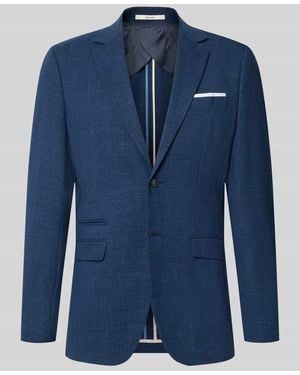 SELECTED Slim Fit Anzugsakko mit Woll-Anteil Modell 'OASIS' - Blau