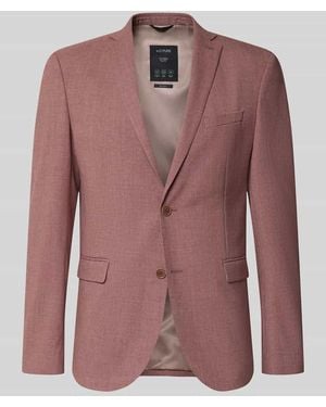 S.oliver Slim Fit Sakko mit Woll-Anteil - Pink
