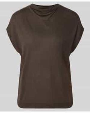 Comma, T-Shirts - Bruin