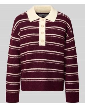 Marc O' Polo Oversized Pullover aus Alpaka-Woll-Mix - Rot