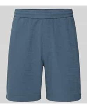 Marc O' Polo Regular Fit Sweatshorts Van Puur Katoen - Blauw